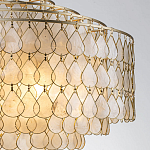 Люстра многоярусная с декором из натуральной морской ракушки Iridescent Light варинант исполнения - 4 | Loft Concept в Брянске