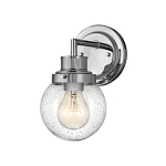 Бра для ванных комнат с прозрачным шарообразным плафоном из стекла с пузырьками на круглом основании Hinkley варинант исполнения - 6 | Loft Concept в Брянске
