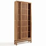 Шкаф из массива тика Okino Wood Cabinet варинант исполнения - 5 | Loft Concept в Брянске