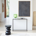 Фигурный приставной столик черного цвета AMORPHOUS варинант исполнения - 4 | Loft Concept в Брянске