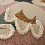 Подушка с цветочным принтом и кисточками Blooming Elegance Daisy варинант исполнения - 6 | Loft Concept в Брянске