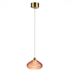 Подвесной светильник с прозрачным стеклянным плафоном округлой формы Effervia  варинант исполнения - 4 | Loft Concept в Брянске