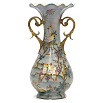 Ваза фарфоровая с попугаями Gaya варинант исполнения - 2 | Loft Concept в Брянске