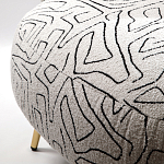 Кресло мягкое с принтом на золотистых ножках Onlooker варинант исполнения - 3 | Loft Concept в Брянске