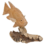 Статуэтка из дерева рыба Animals of the World варинант исполнения - 4 | Loft Concept в Брянске